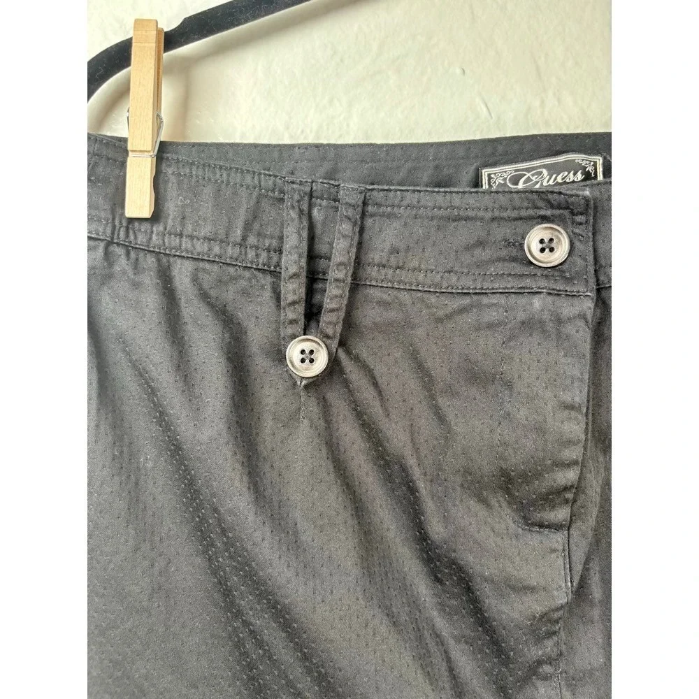 Guess‎ Pencil Skirt Womens Large Black Y2K Office Siren Clubwear Dark Academia